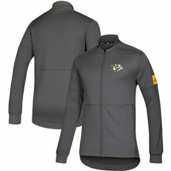 Adidas Game Mode Nashville Predators Full-Zip Bomb - Picture 1 of 8